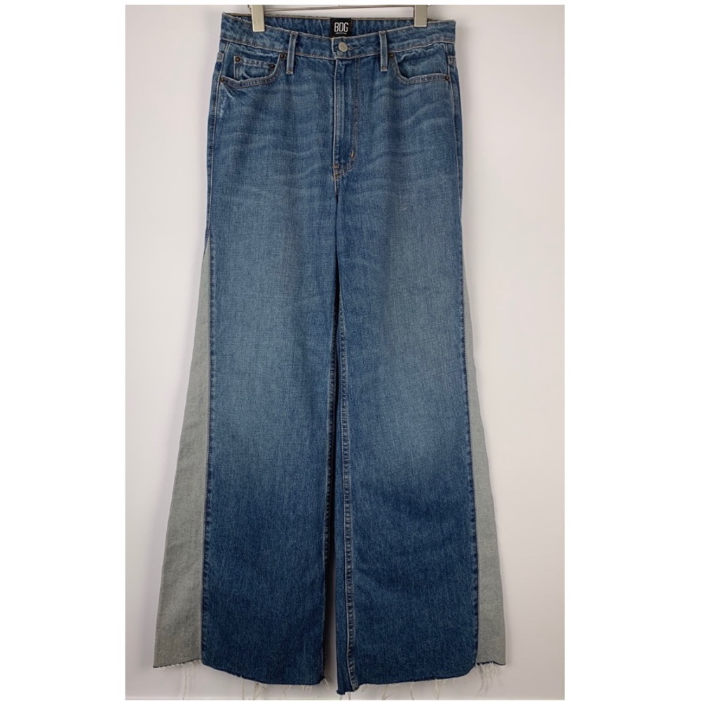 BDG Roxi Spliced High Rise Flare Jeans 27 - Picture 2 of 11